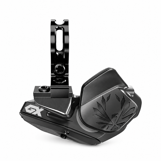 Manípulo de mudanças SRAM GX EAGLE AXS 12V de gatilho — vista do produto sobre fundo branco