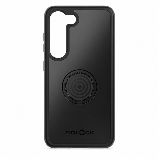 Capa FIDLOCK VACUUM para Samsung S23 preta — produto sobre fundo branco
