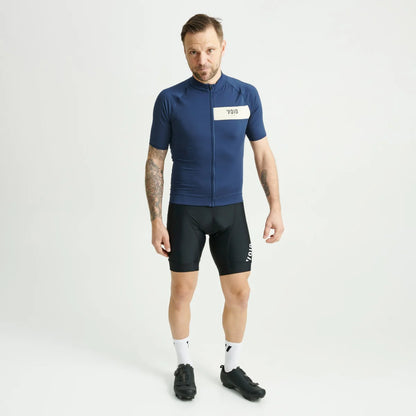 Maillot VOID CORE Mangas Curtas Azul-Marinho