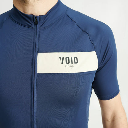 Maillot VOID CORE Mangas Curtas Azul-Marinho