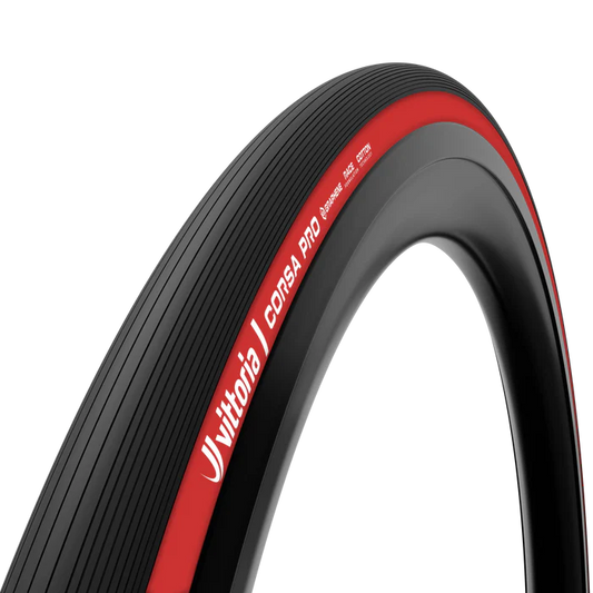 Pneu VITTORIA CORSA PRO 700c Tubeless Ready Vermelho