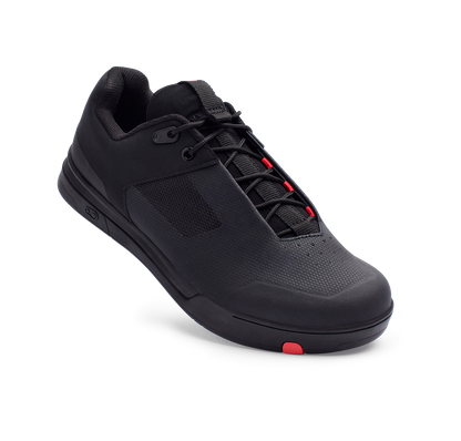 Sapatos de BTT CRANKBROTHERS MALLET LACE CLIP-IN pretos/vermelhos — vista a três quartos