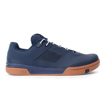 Sapatos de BTT CRANKBROTHERS STAMP LACE FLAT azul/prateado — vista lateral exterior