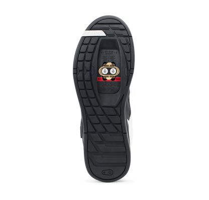 Sapatos de BTT CRANKBROTHERS MALLET SPEED LACE CLIP preto/branco — sola com taco