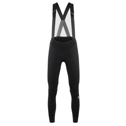 Calças de ciclismo compridas com alças ASSOS UMA GT EISENHERZ ULTRAZ WINTER S11 para mulher, pretas — fundo branco, 2000 x 2000