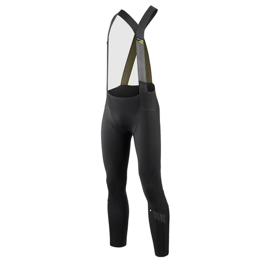 Calças de ciclismo compridas com alças ASSOS EQUIPE RS SPRING FALL S11, pretas — fundo branco, 2000 x 2000