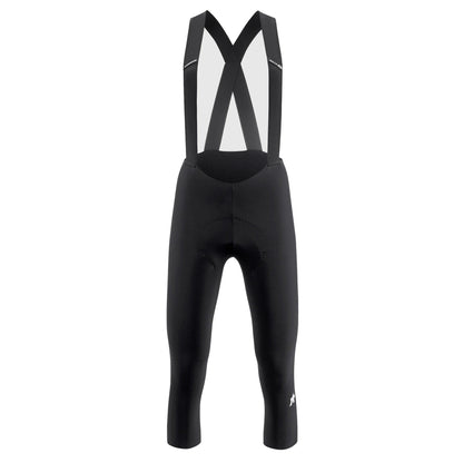 Calções de ciclismo 3/4 com alças ASSOS MILLE GT SPRING FALL S11 para mulher pretos — fundo branco, 2000 x 2000
