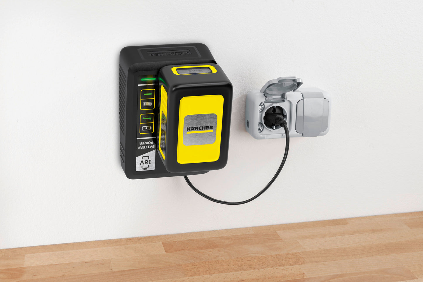 Conjunto de bateria KÄRCHER Battery Power 18 V / 5 Ah + carregador rápido