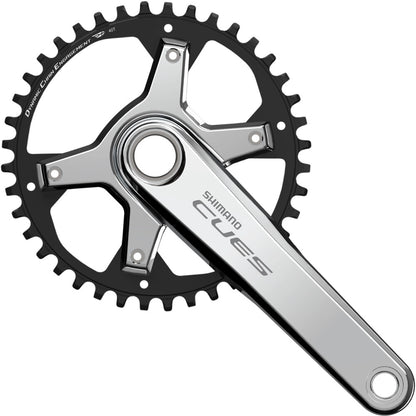 Pedaleiro Mono 9/10/11V SHIMANO CUES U6030 - Edição Prata Polida