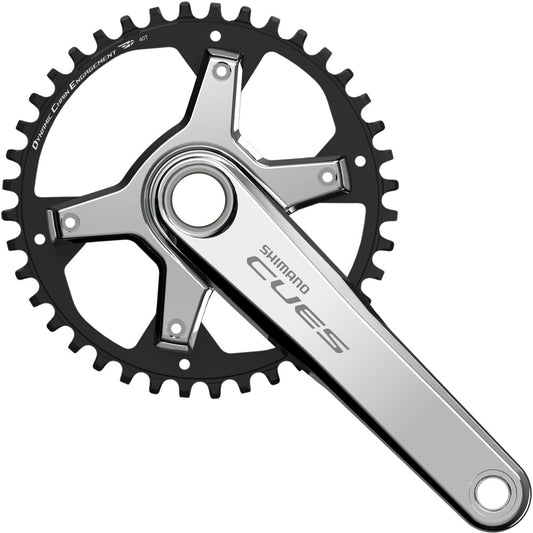 Pedaleiro Mono 9/10/11V SHIMANO CUES U6030 - Edição Prata Polida