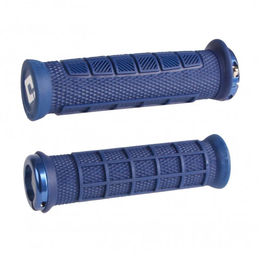 Punhos ODI ELITE PRO V2.1 Lock-on 130 mm Azul