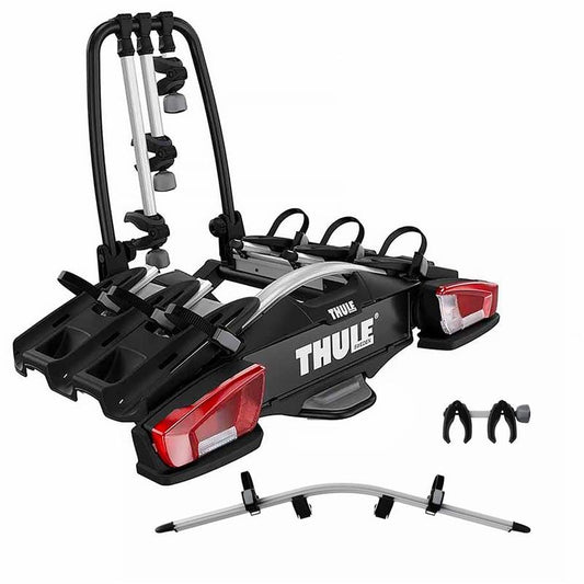 THULE VELOCOMPACT 3 pacotes de suporte para bicicletas + 4 adaptadores para bicicletas