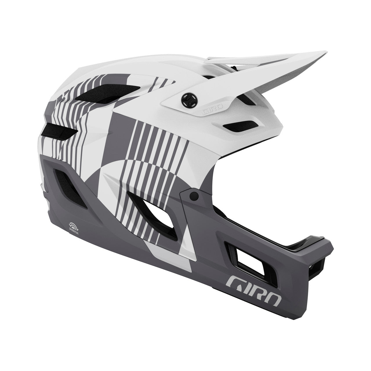 Capacete de BTT GIRO COALITION MIPS SPHERICAL Cinzento/Branco