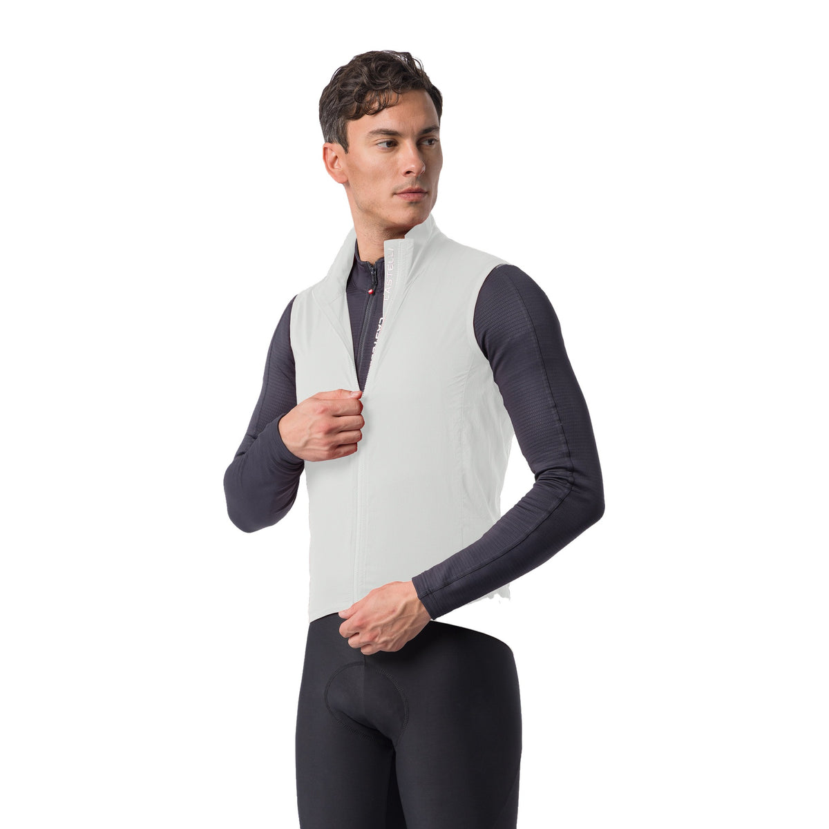 Colete CASTELLI Transition Air marfim – vista de frente
