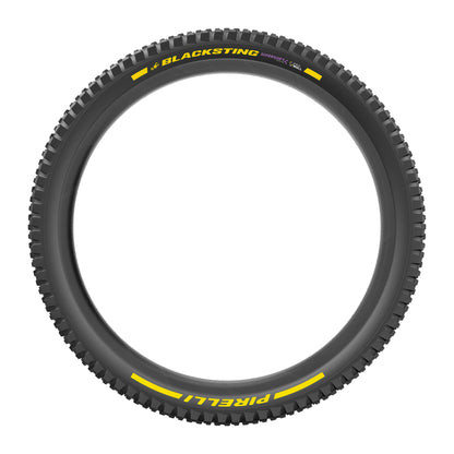 Pneu PIRELLI SCORPION BLACK STING 29x2.40 Supersoft ProWall Tubeless Ready de talão flexível preto/amarelo Team Edition