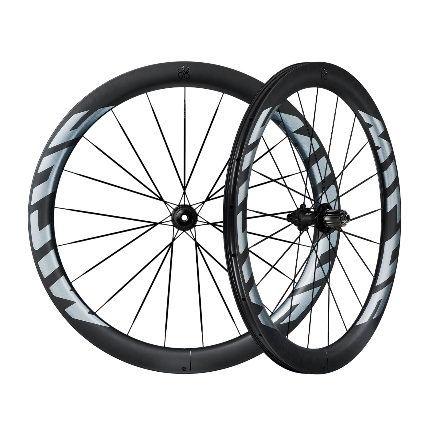 Par de rodas MICHE DEVA RD 52 Tubeless Ready (Center Lock) Prata