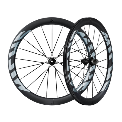 Par de Rodas MICHE DEVA RD 52 Tubeless Ready (Center Lock) Preto/Prata