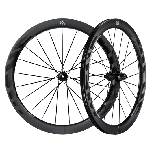 Par de rodas MICHE DEVA RD 52 Tubeless Ready (Center Lock) Preto