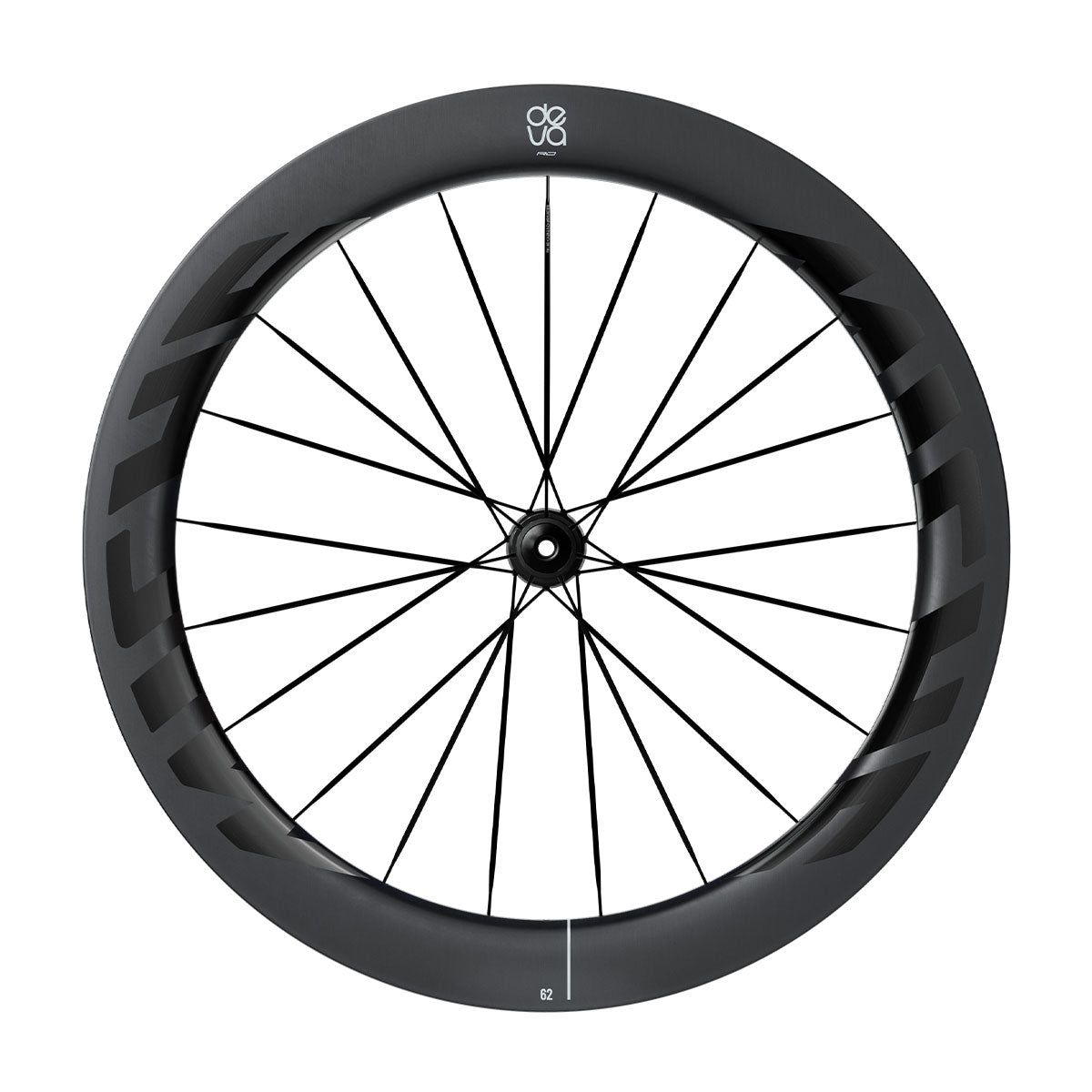 Par de rodas MICHE DEVA RD 62 Tubeless Ready (Center Lock) pretas