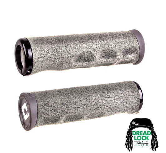 Punhos ODI DREAD LOCK TINKER JUAREZ SIGNATURE Lock-On 130 mm Cinza
