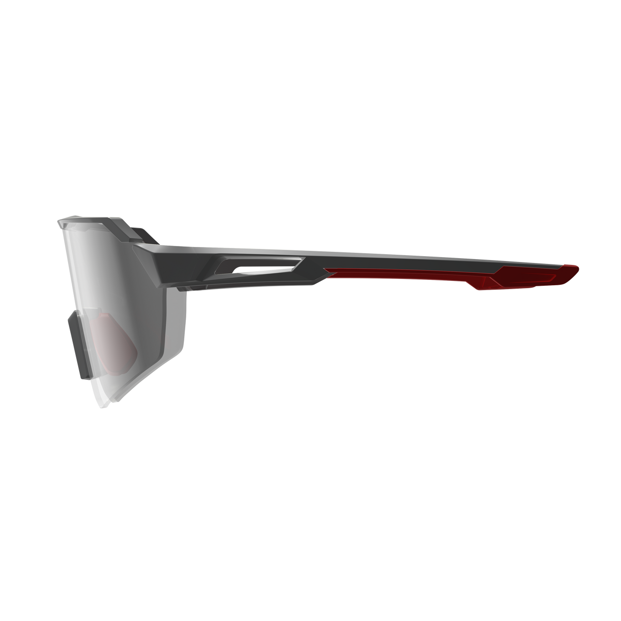 Óculos de proteção LEATT RIDEVIZ Lite Satin Grey IRIZ Silver 17VLT