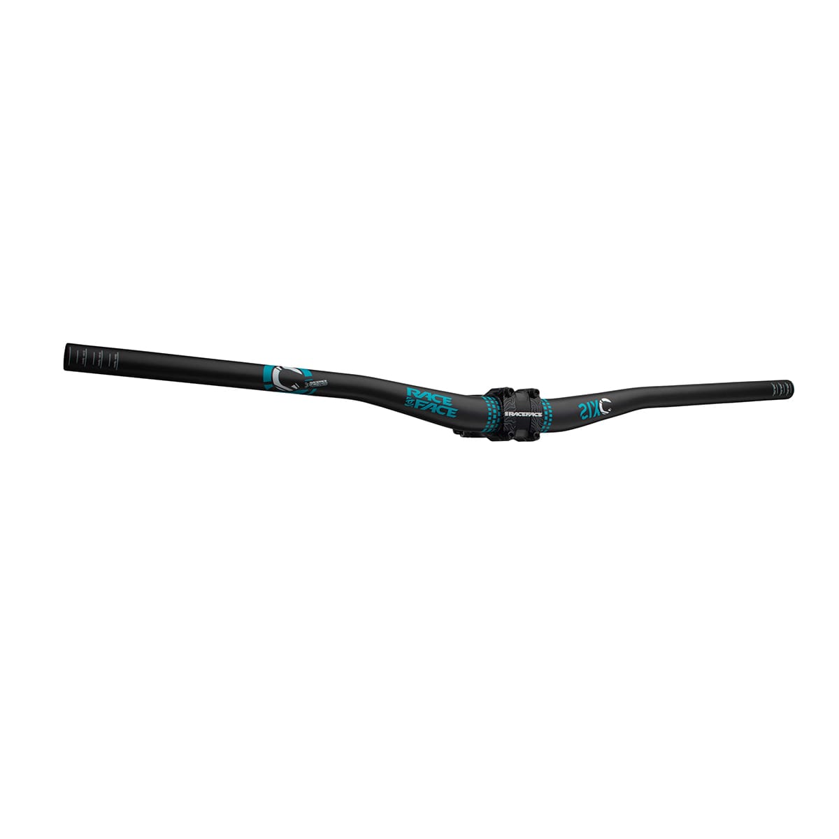 RACE FACE SIXC Carbon Rise 19mm 785mm Guiador Turquesa