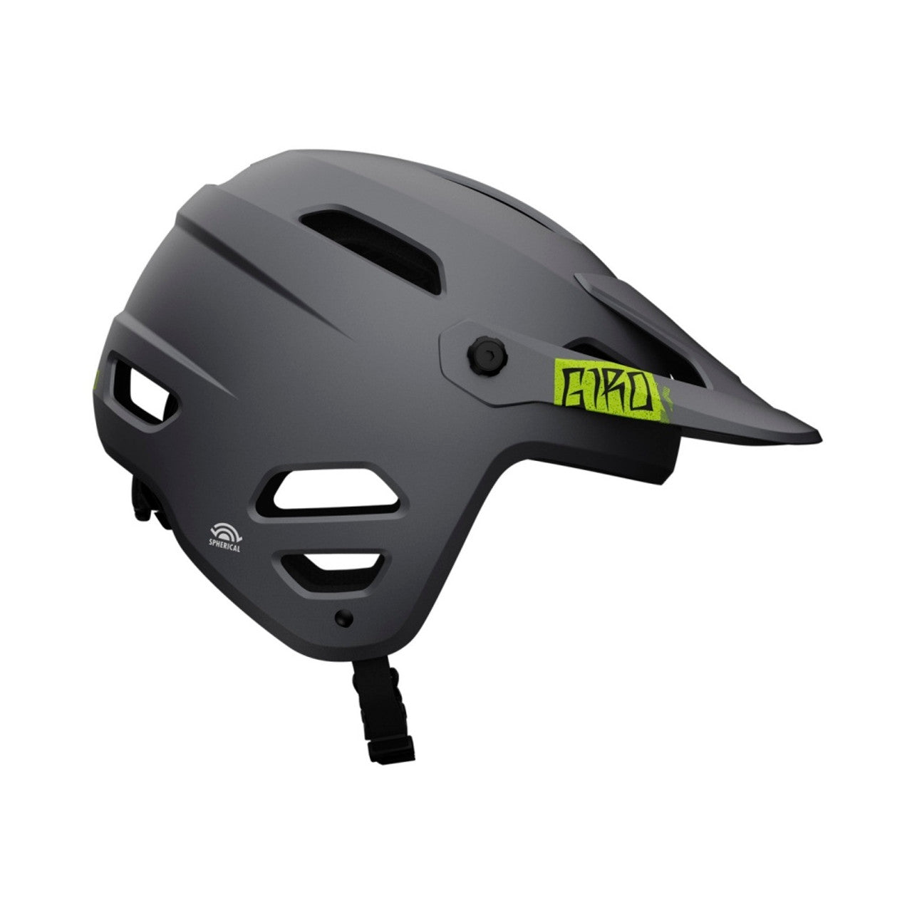 Capacete de BTT GIRO TYRANT SPHERICAL MIPS Cinzento/Amarelo