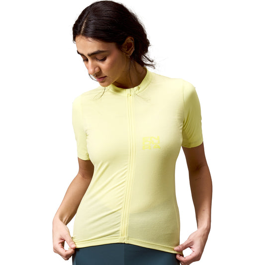 Camisola de manga curta ENDURA ALLTRACK RIDE para mulher Amarelo