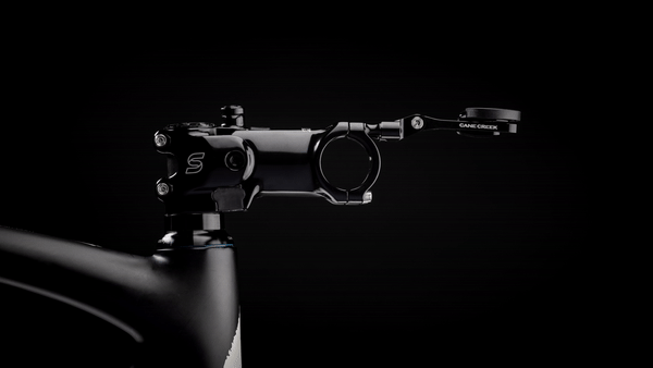 Suporte de haste para GPS GARMIN/WAHOO CANE CREEK Preto