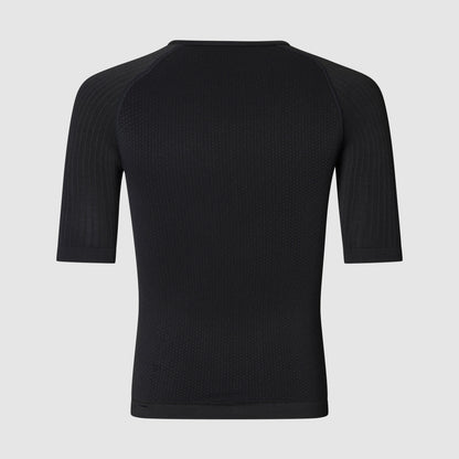 Camisola interior de manga curta GRIPGRAB PACR SPRING AUTUMN SEAMLESS preta