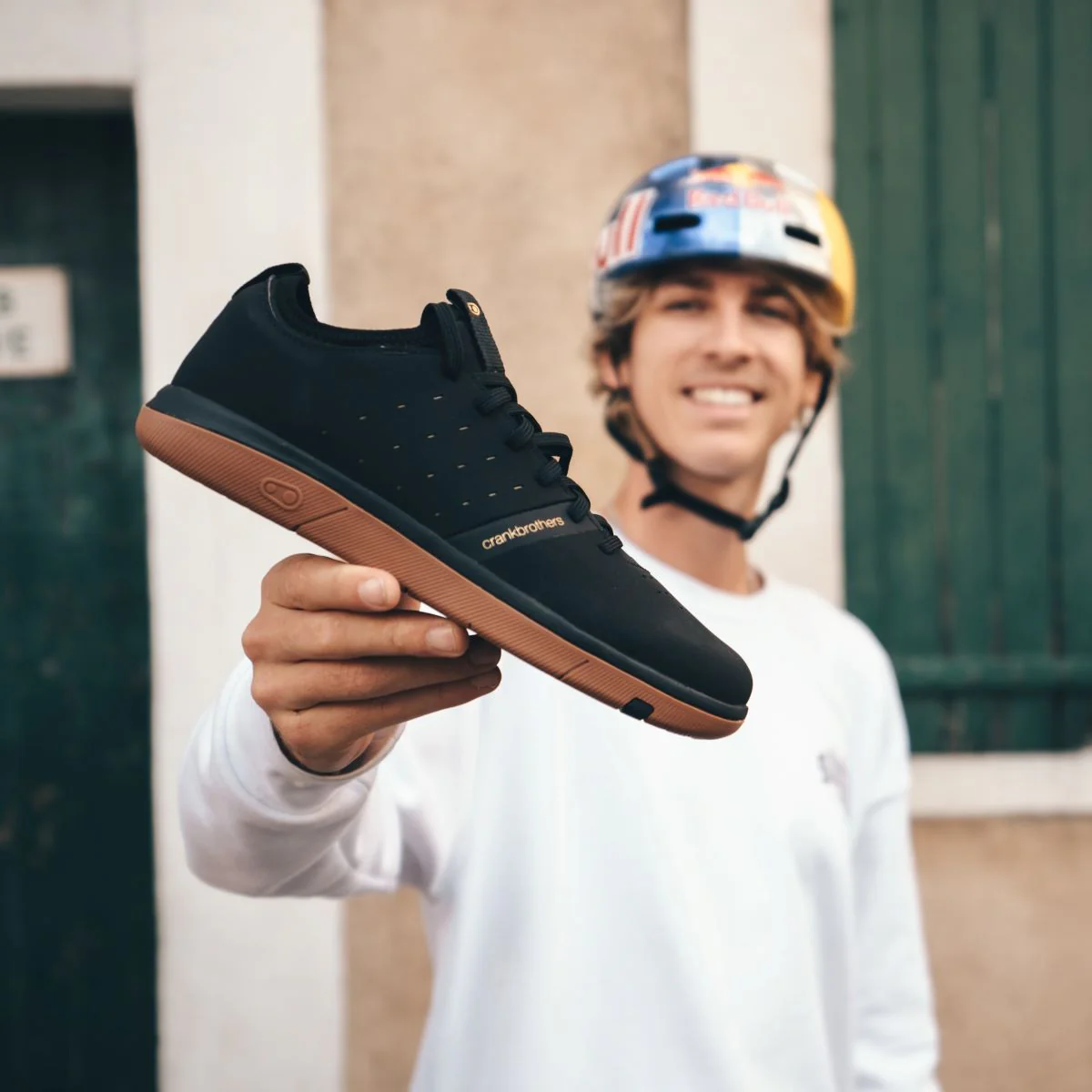 Sapatos de BTT CRANKBROTHERS STAMP STREET FABIO FLAT Preto