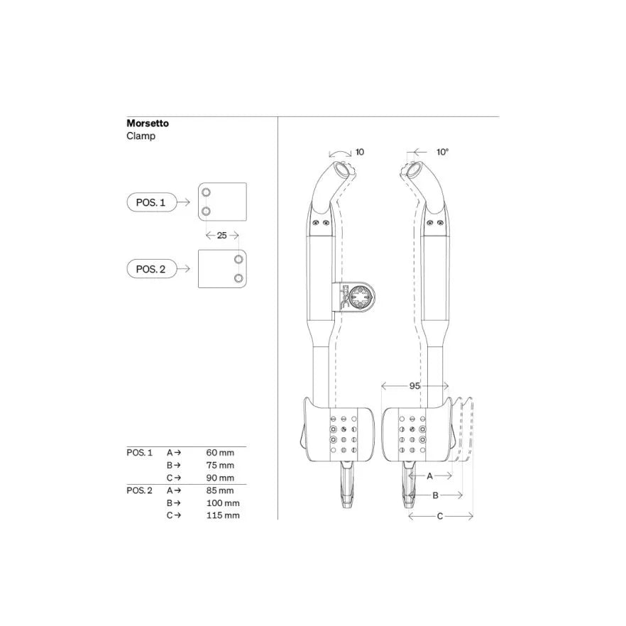 Extensores de cabides DEDA FAST PRO