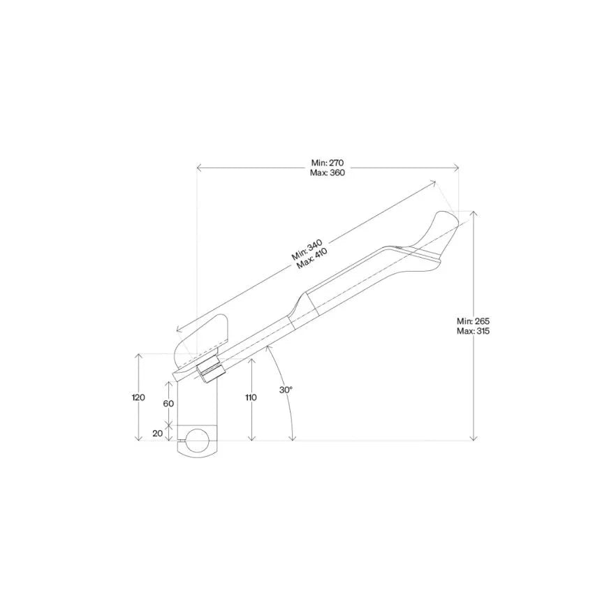 Extensores de cabides DEDA FAST PRO