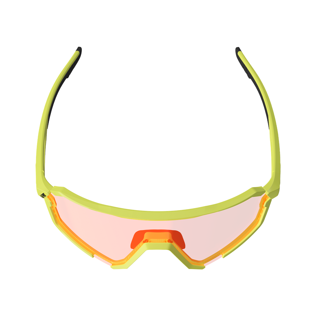 Lunettes LEATT RIDEVIZ PRO LARGE Jaune Verre Crystal Iriz Rouge