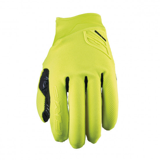 Luvas FIVE XR-TRAIL GEL Split Preto/Amarelo Fluorescente