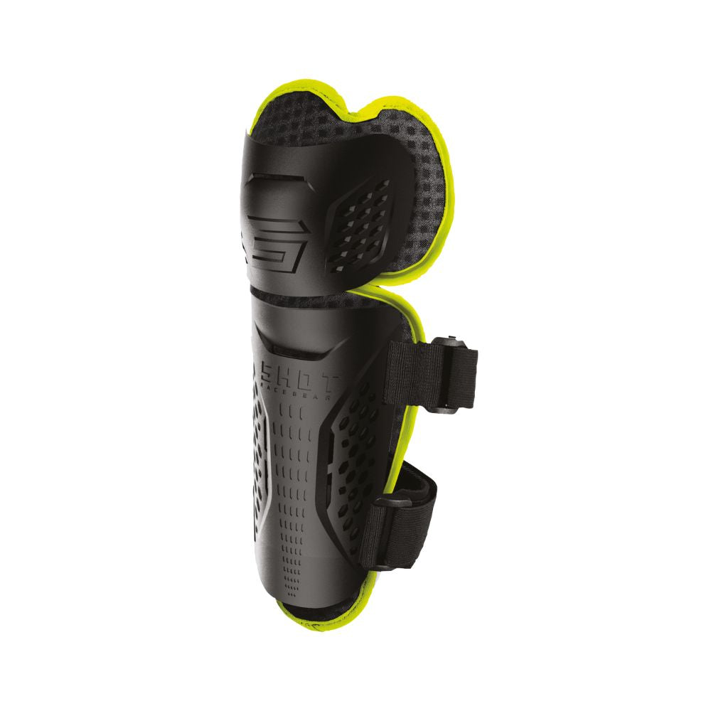 Genouillères SHOT Optimal 2.0 Adulte - Black/Neon Yellow