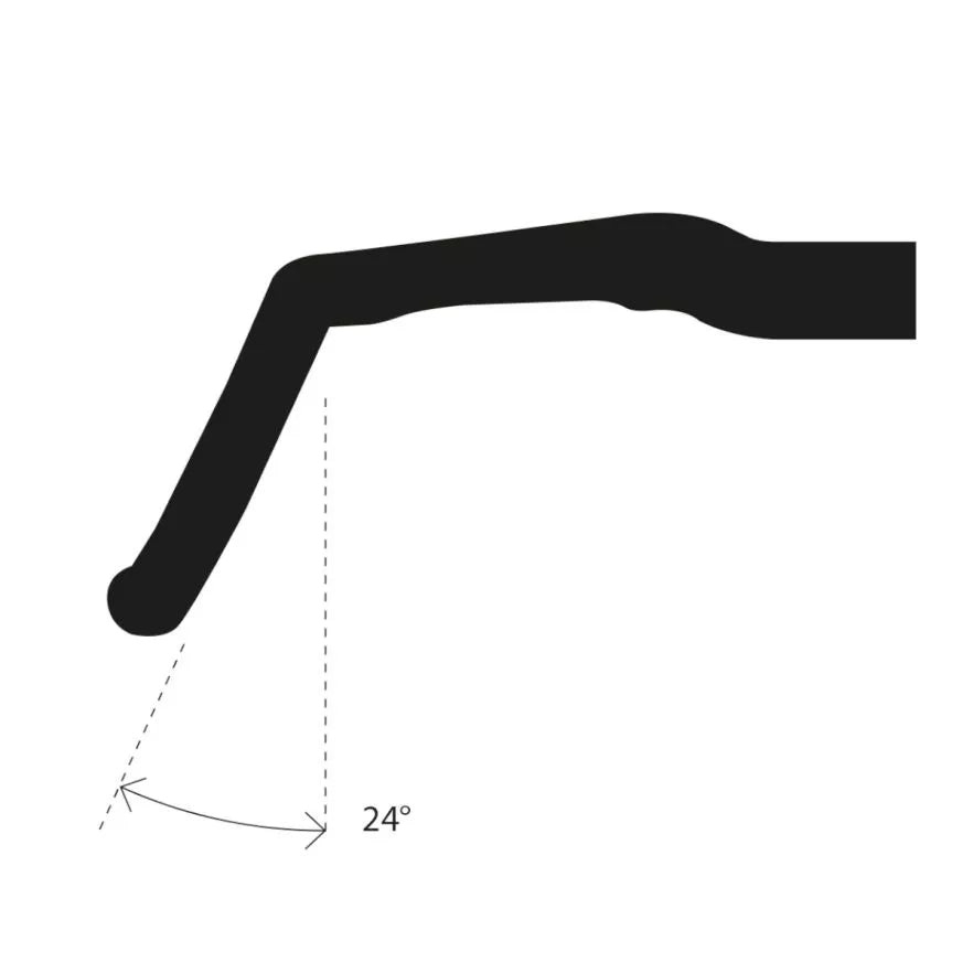 Guiador DEDA GERA ALU 24° POB Finish