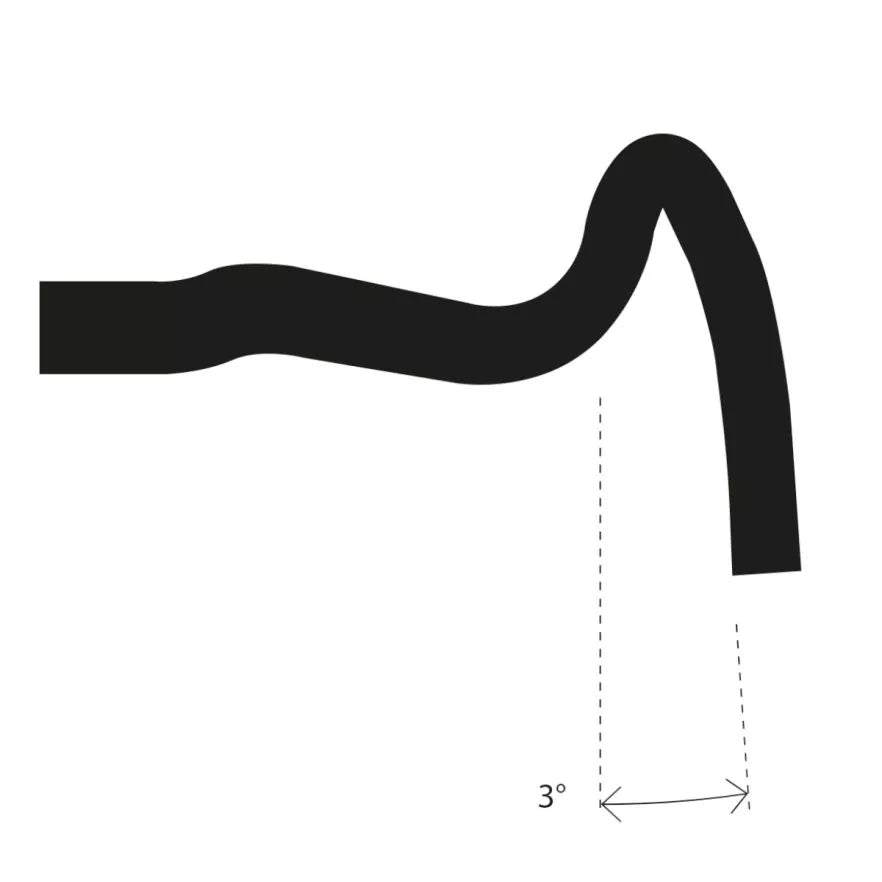 Guiador DEDA GERA ALU 24° POB Finish