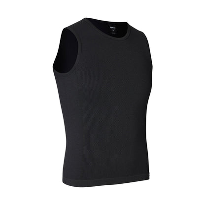 Camisola interior sem mangas GRIPGRAB PACR SPRING AUTUMN SEAMLESS preta