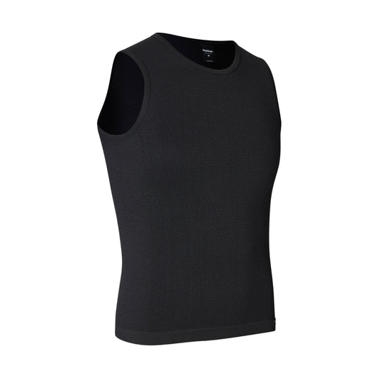 Camisola interior sem mangas GRIPGRAB PACR SPRING AUTUMN SEAMLESS preta