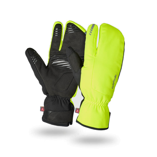 Luvas GRIPGRAB NORDIC 2 WINDPROOF DEEP WINTER LOBSTER amarelas