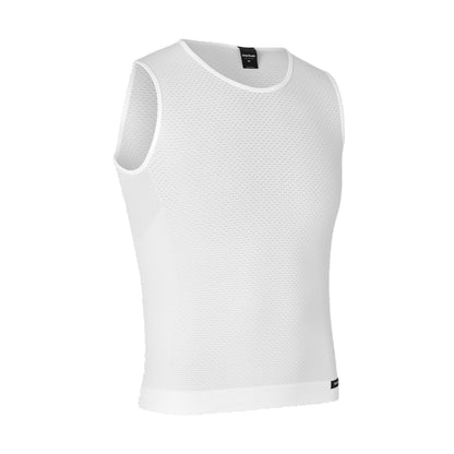 Camisola interior sem mangas GRIPGRAB PACR SUMMER SEAMLESS branca