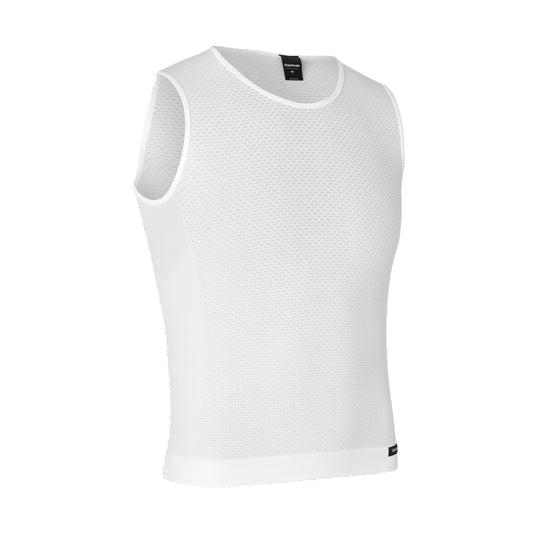 Camisola interior sem mangas GRIPGRAB PACR SUMMER SEAMLESS branca