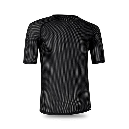 Camisola interior de manga curta GRIPGRAB de malha ultraleve preta