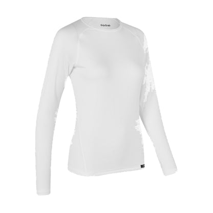 Camisola interior de manga comprida para mulher GRIPGRAB RIDE THERMAL branca