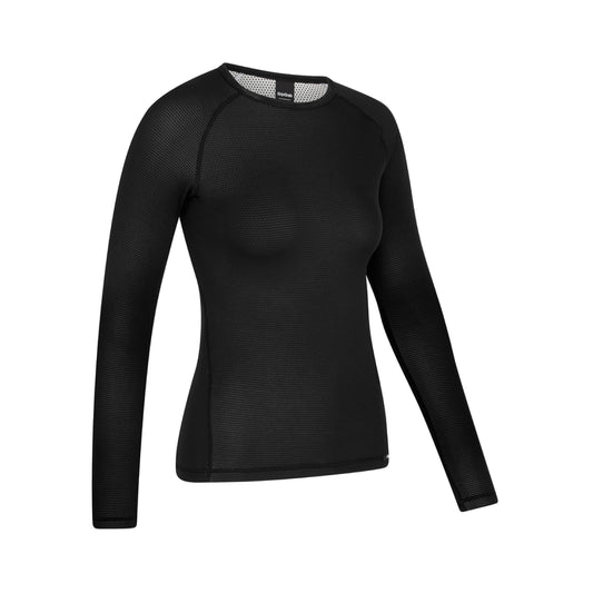 Camisola interior de manga comprida para mulher GRIPGRAB RIDE THERMAL preta