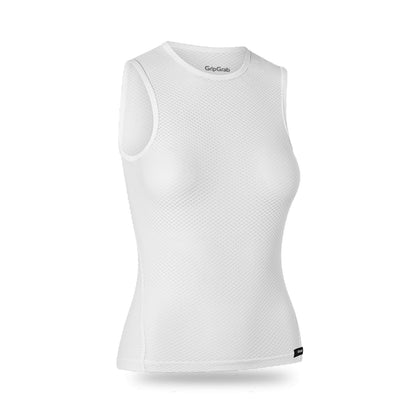 Camisola Interior Sem Mangas de Mulher GRIPGRAB ULTRALIGHT MESH Branca