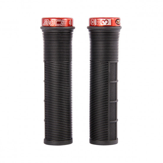 Punhos SB3 RACE PT Lock-On 130 mm Preto/Vermelho