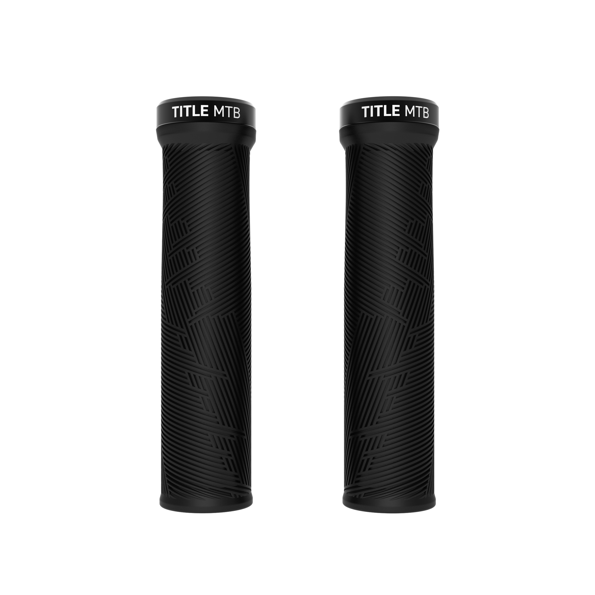 Grips Title MTB FORM Lock-On Noir - paire vue de face