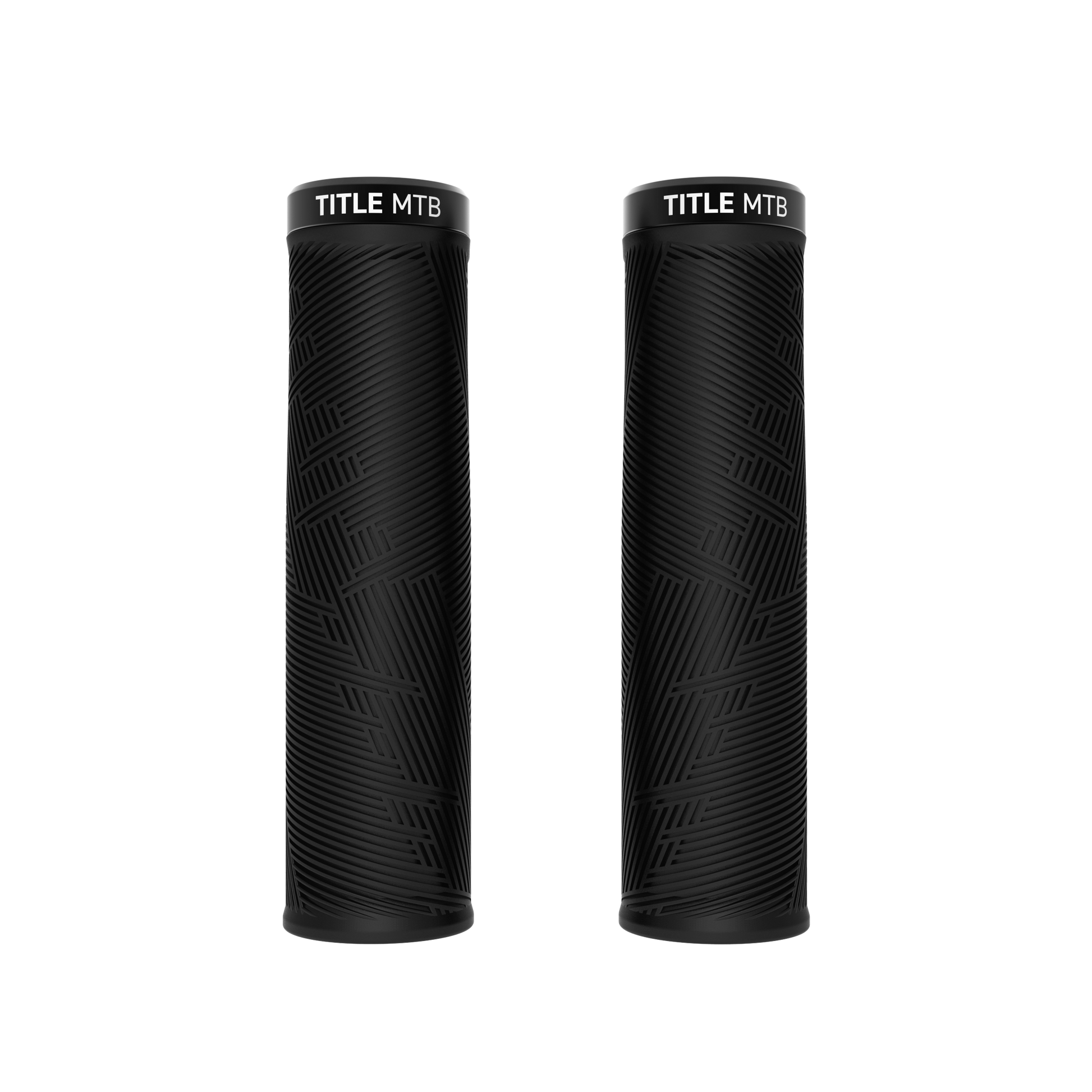 Grips Title MTB FORM Lock-On XL Noir - paire vue de face